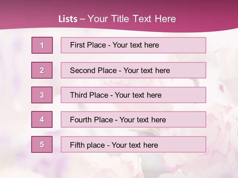 Fresh Red Fantasy PowerPoint Template