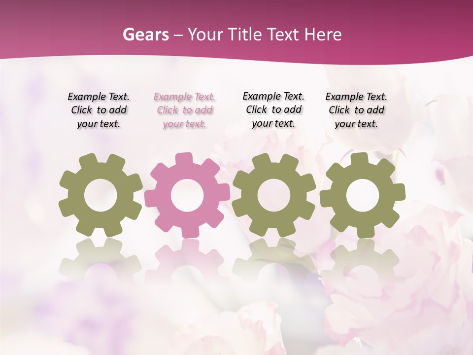 Fresh Red Fantasy PowerPoint Template