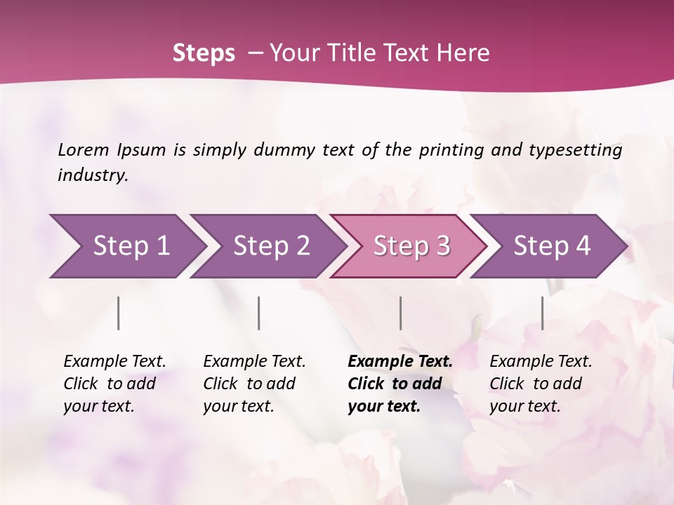 Fresh Red Fantasy PowerPoint Template