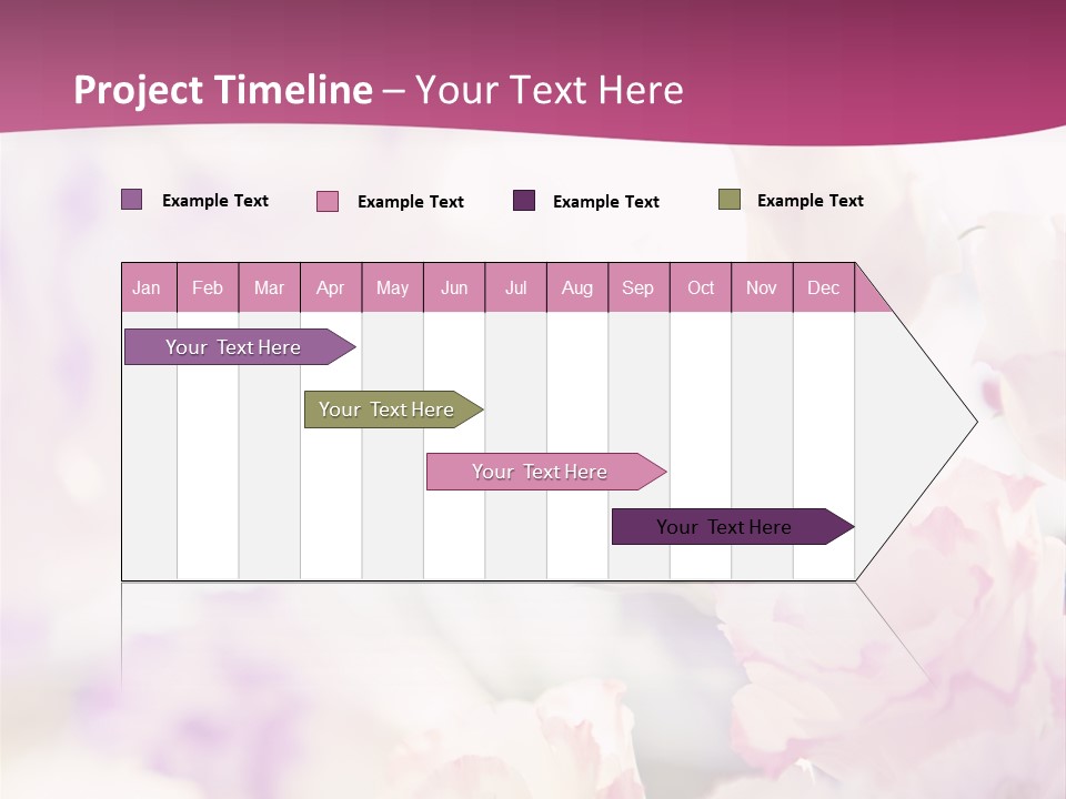 Fresh Red Fantasy PowerPoint Template