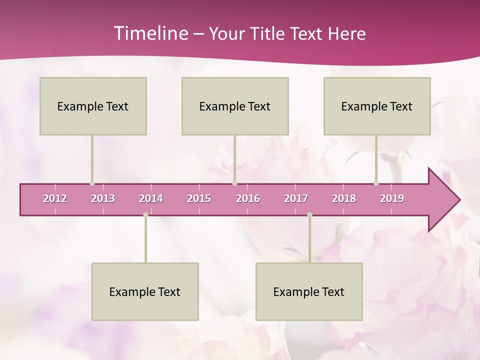 Fresh Red Fantasy PowerPoint Template