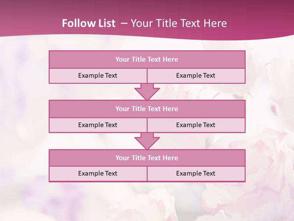 Fresh Red Fantasy PowerPoint Template