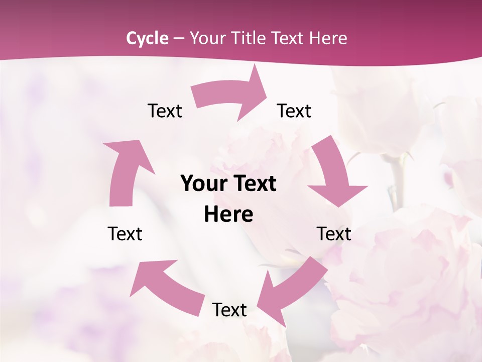 Fresh Red Fantasy PowerPoint Template