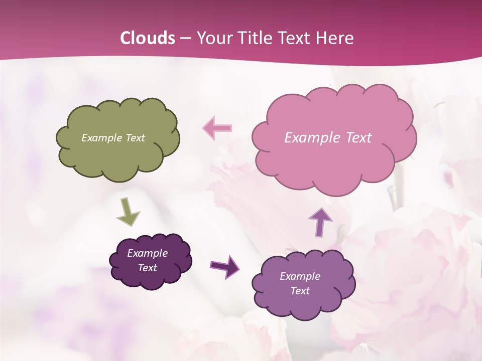 Fresh Red Fantasy PowerPoint Template