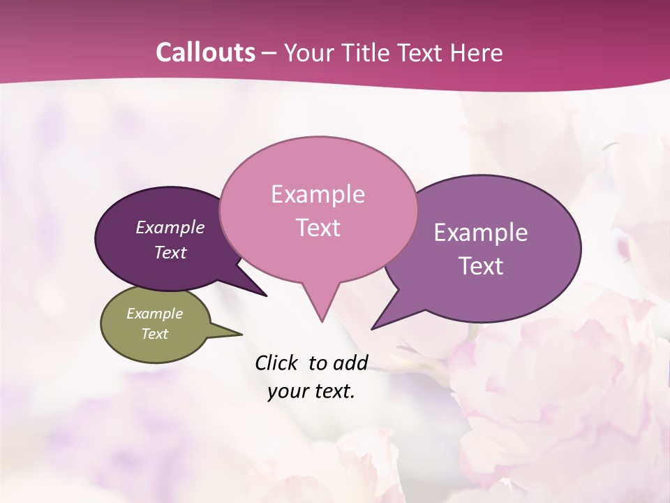 Fresh Red Fantasy PowerPoint Template