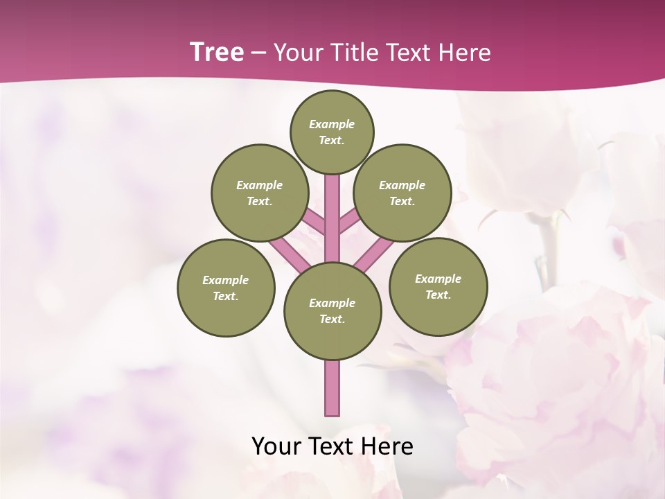 Fresh Red Fantasy PowerPoint Template