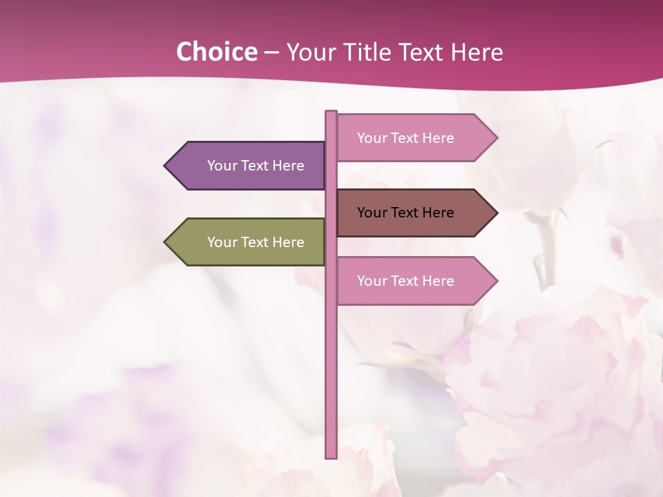 Fresh Red Fantasy PowerPoint Template