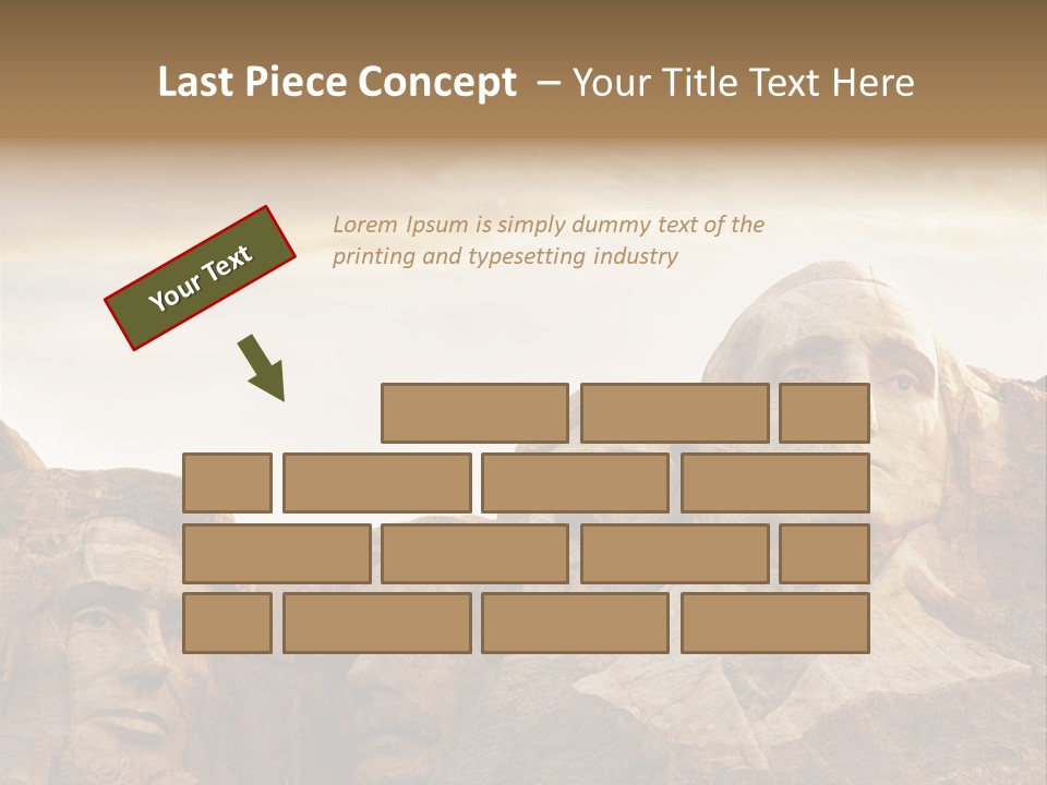 Mount Culture Monument PowerPoint Template