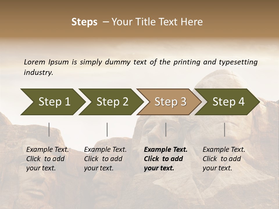Mount Culture Monument PowerPoint Template