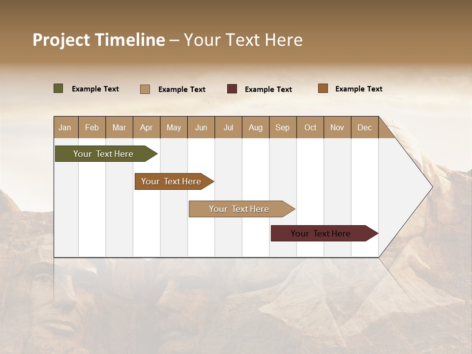 Mount Culture Monument PowerPoint Template