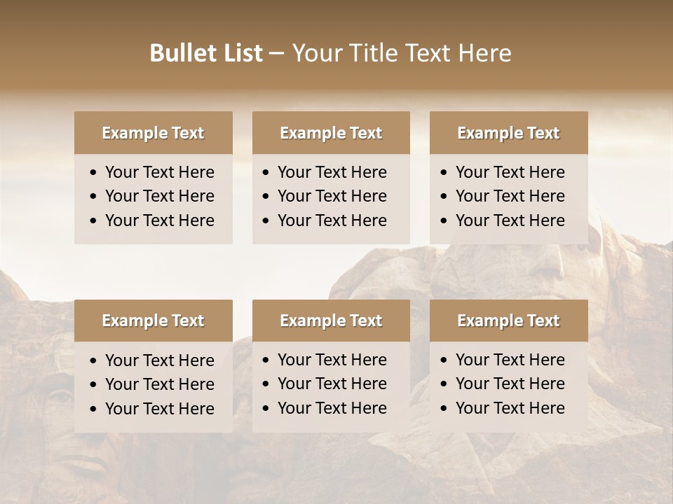 Mount Culture Monument PowerPoint Template