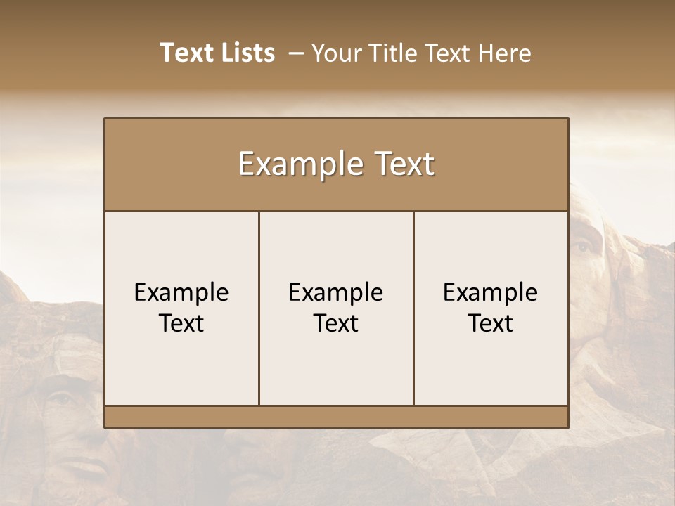 Mount Culture Monument PowerPoint Template