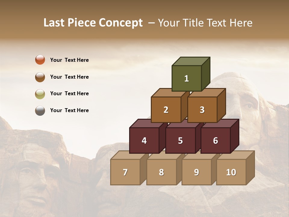 Mount Culture Monument PowerPoint Template