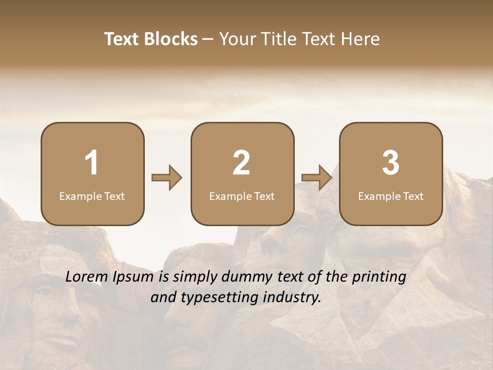 Mount Culture Monument PowerPoint Template