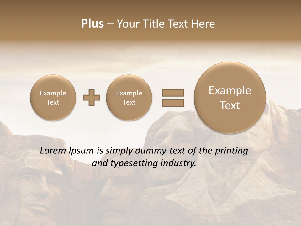 Mount Culture Monument PowerPoint Template