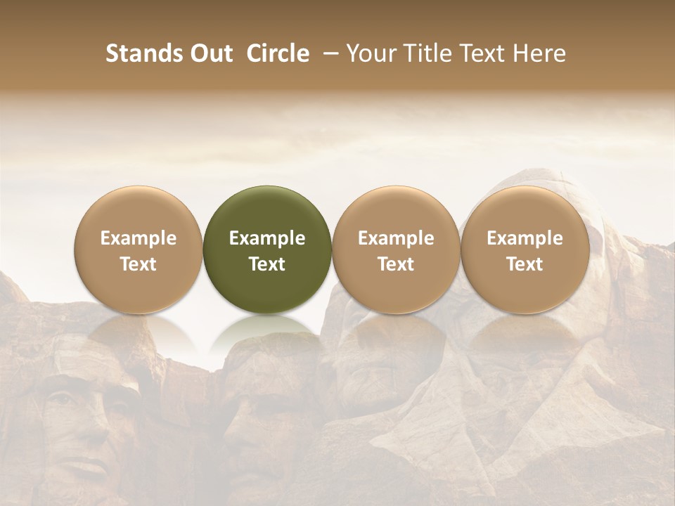 Mount Culture Monument PowerPoint Template