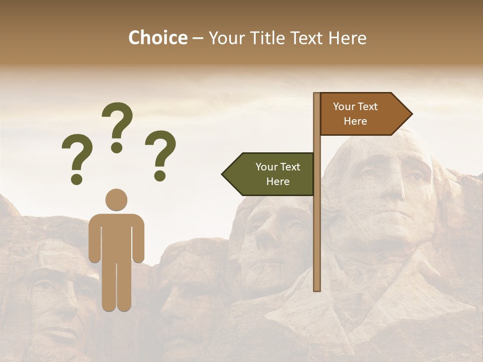 Mount Culture Monument PowerPoint Template