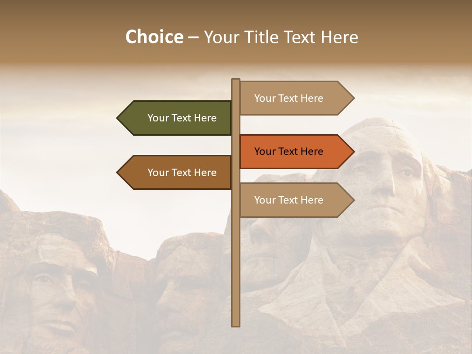 Mount Culture Monument PowerPoint Template