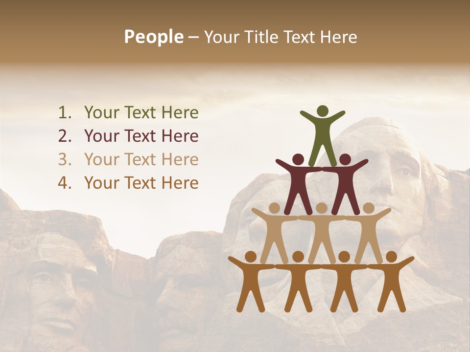 Mount Culture Monument PowerPoint Template
