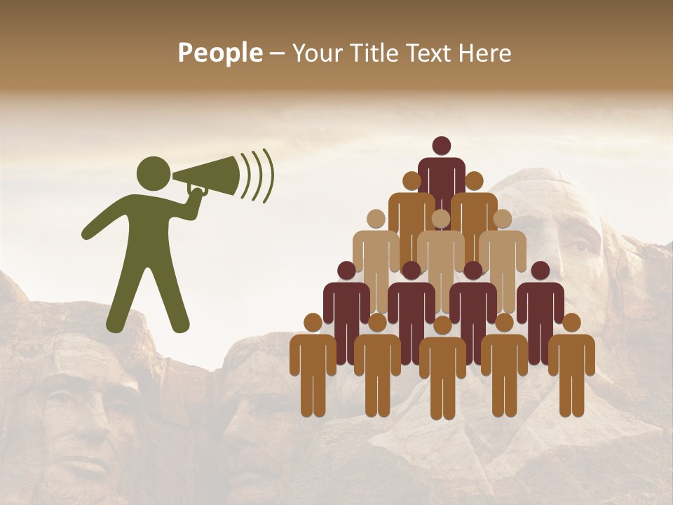 Mount Culture Monument PowerPoint Template