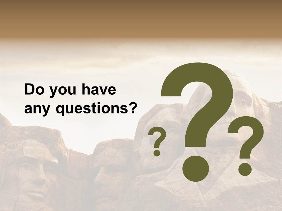 Mount Culture Monument PowerPoint Template