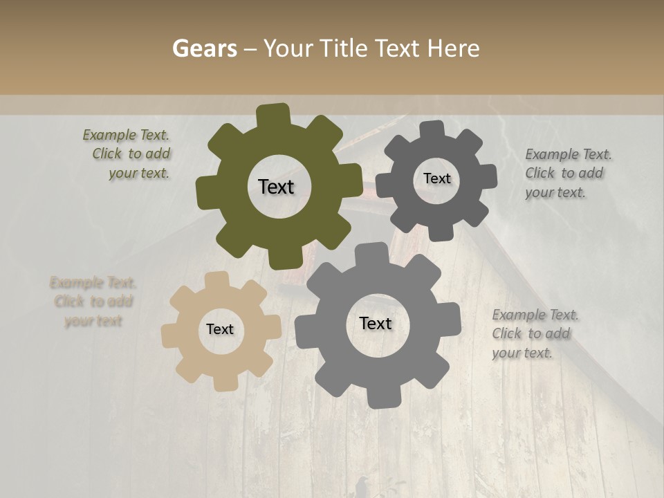Storm Improvement Windows PowerPoint Template