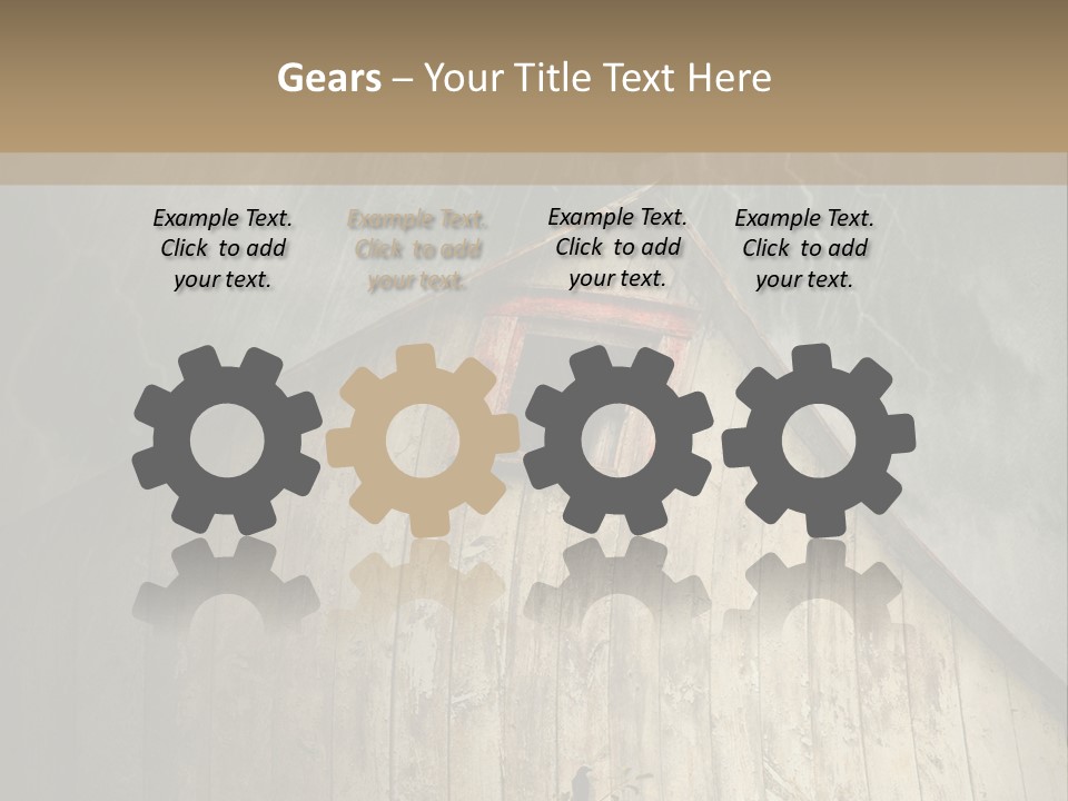 Storm Improvement Windows PowerPoint Template