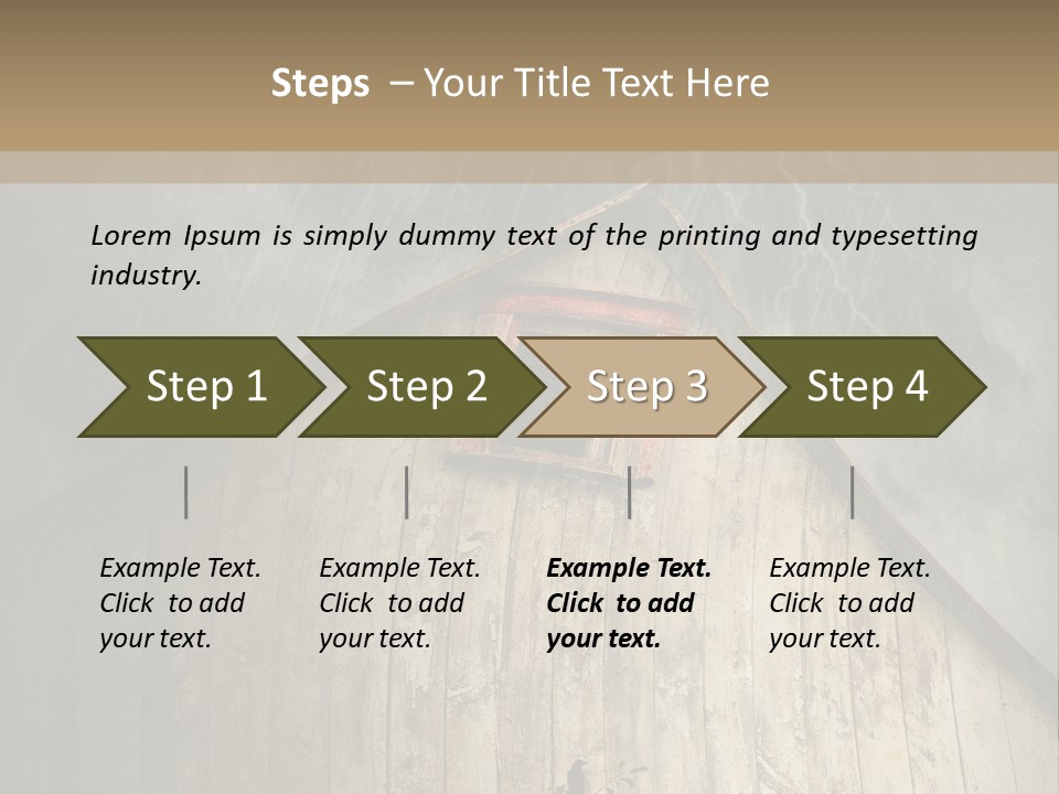 Storm Improvement Windows PowerPoint Template
