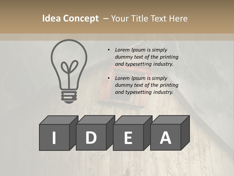 Storm Improvement Windows PowerPoint Template