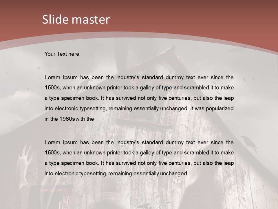 Storm Improvement Windows PowerPoint Template