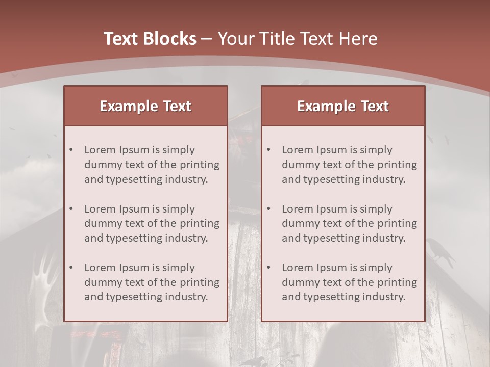 Storm Improvement Windows PowerPoint Template