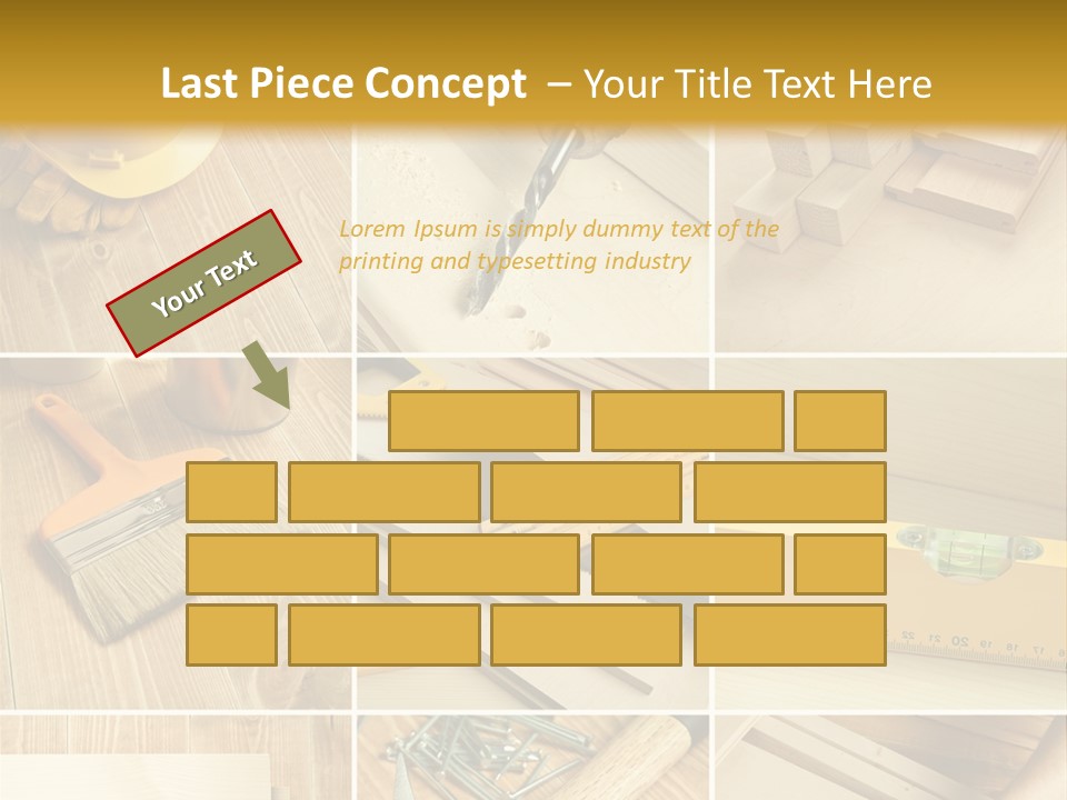 Carpenter Fix Pliers PowerPoint Template