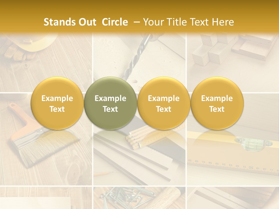 Carpenter Fix Pliers PowerPoint Template
