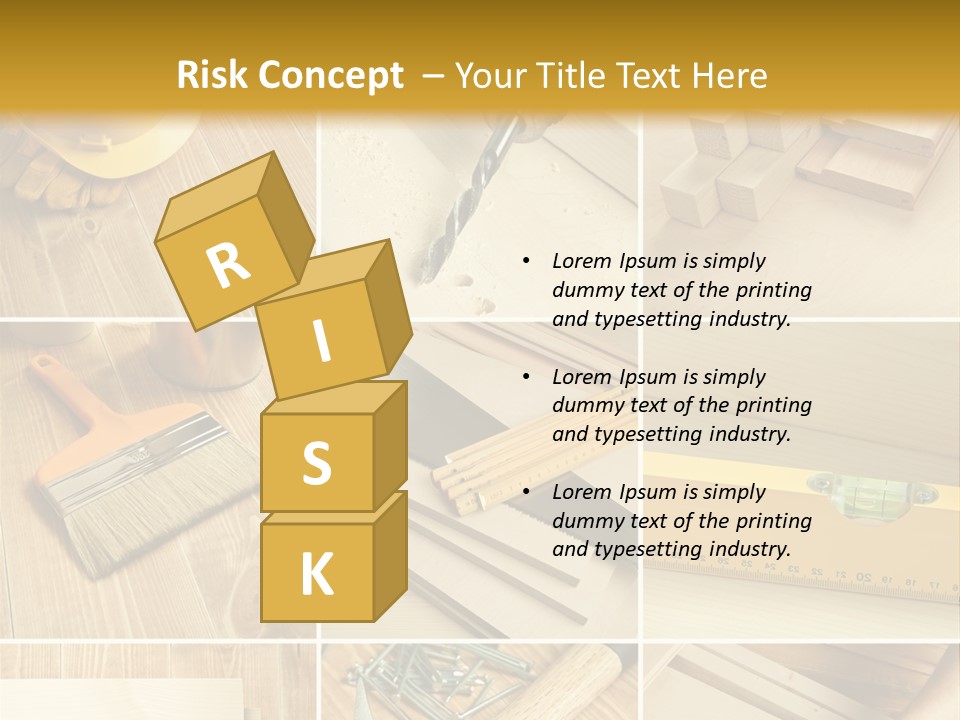Carpenter Fix Pliers PowerPoint Template