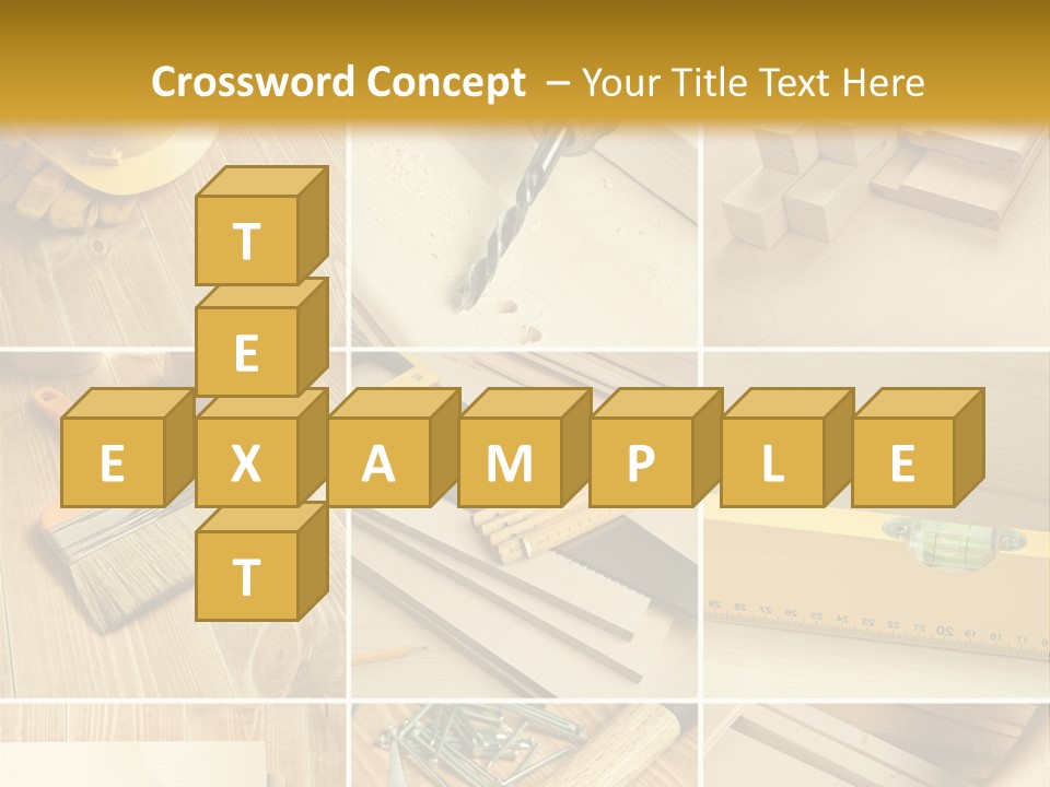 Carpenter Fix Pliers PowerPoint Template