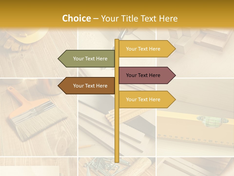 Carpenter Fix Pliers PowerPoint Template