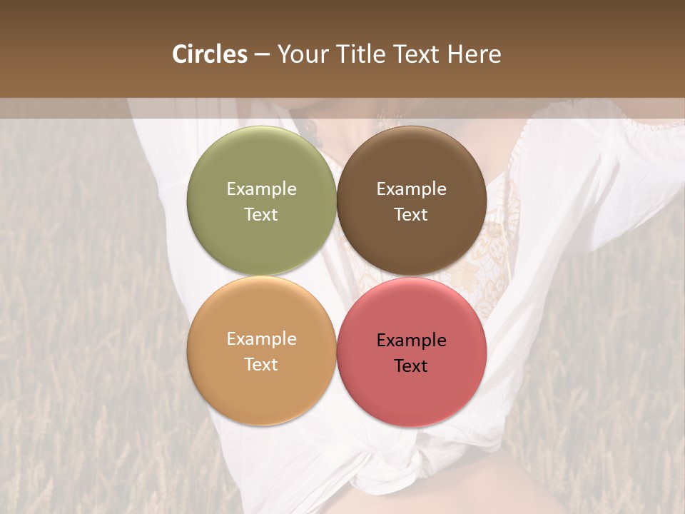 Scene Happiness Healthy PowerPoint Template