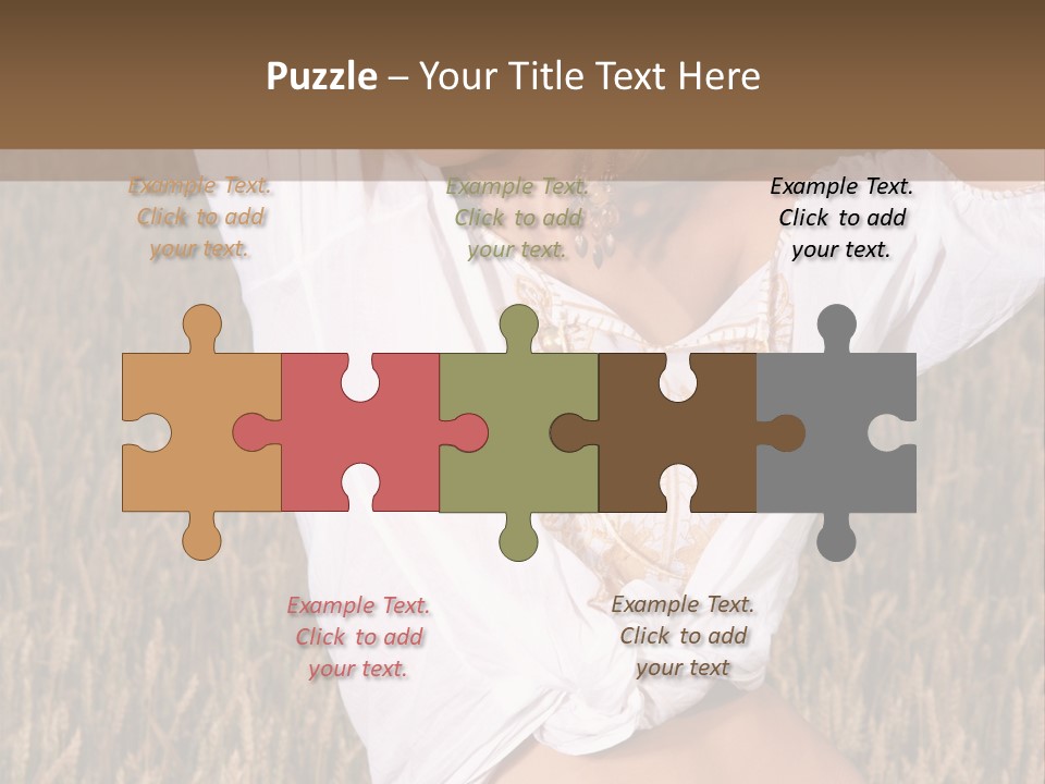 Scene Happiness Healthy PowerPoint Template