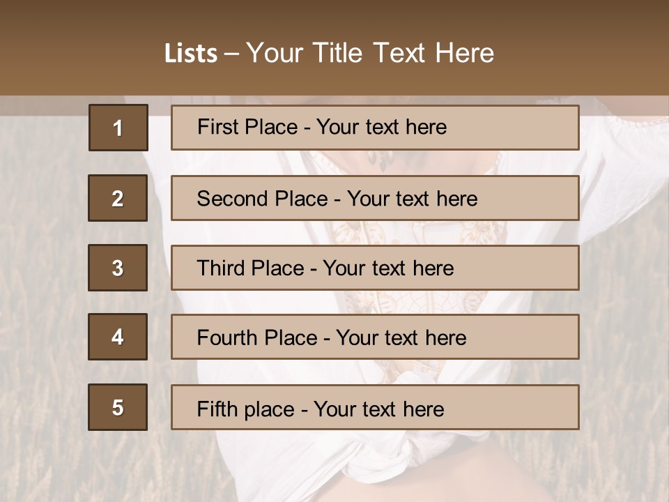 Scene Happiness Healthy PowerPoint Template