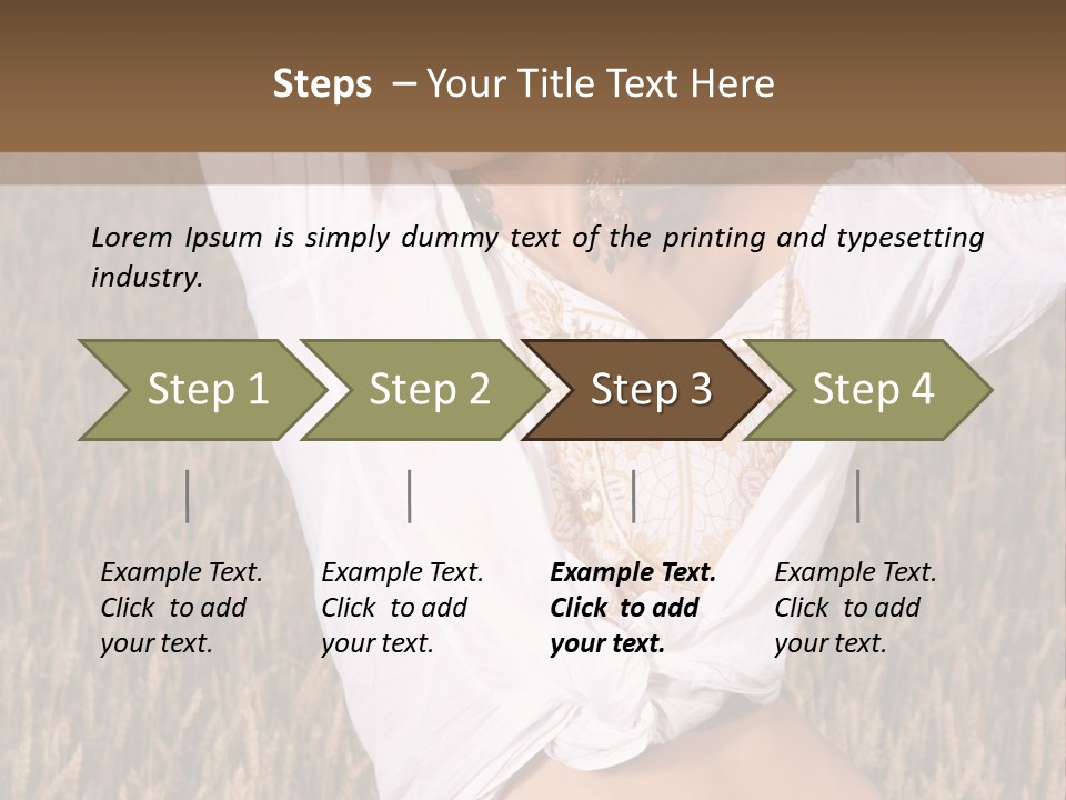Scene Happiness Healthy PowerPoint Template
