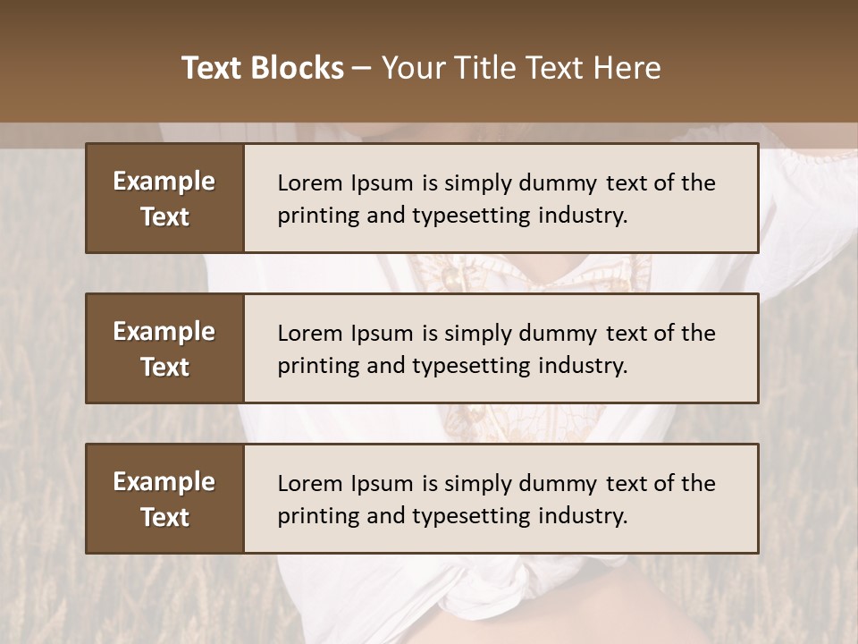 Scene Happiness Healthy PowerPoint Template