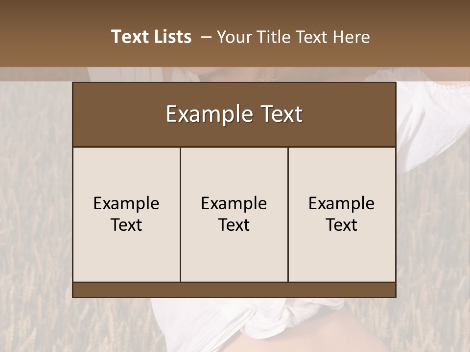 Scene Happiness Healthy PowerPoint Template