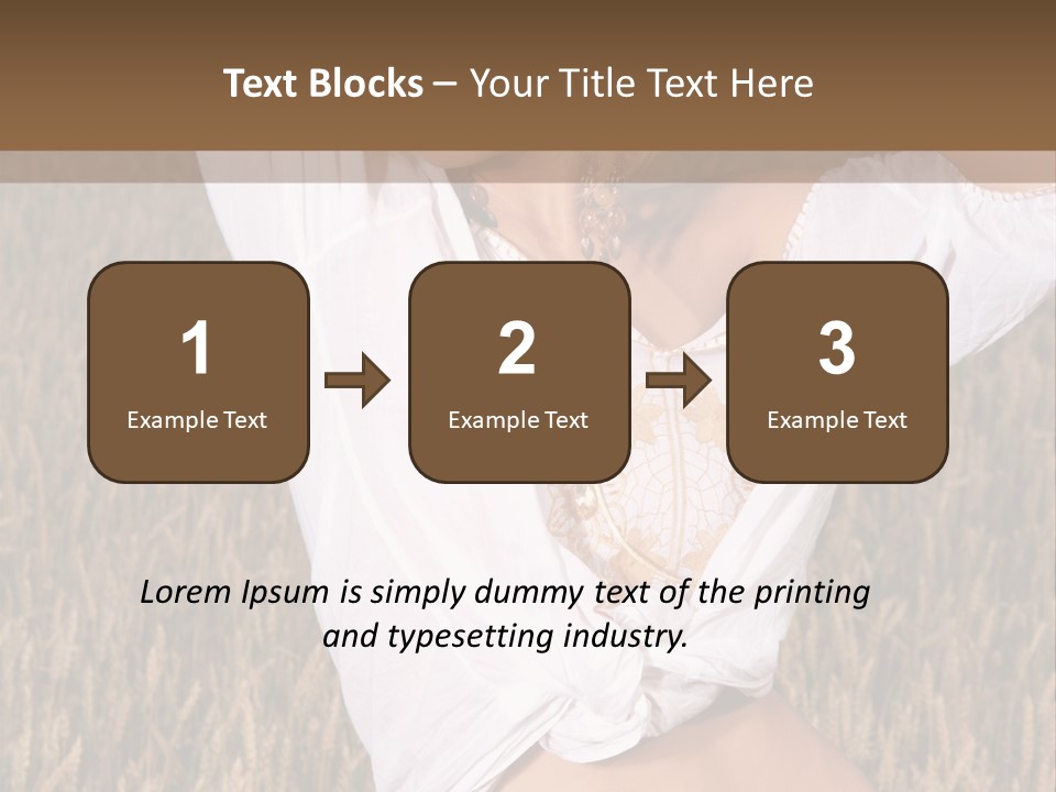 Scene Happiness Healthy PowerPoint Template