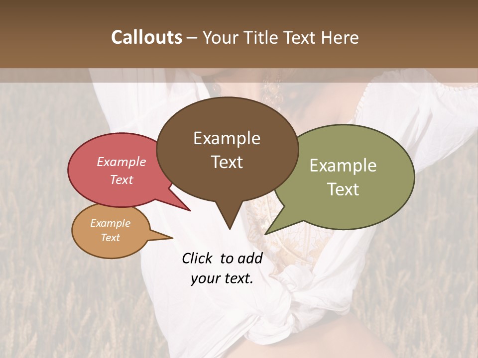 Scene Happiness Healthy PowerPoint Template