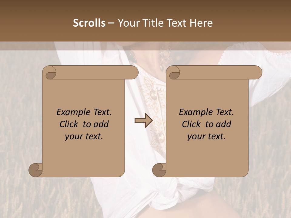 Scene Happiness Healthy PowerPoint Template