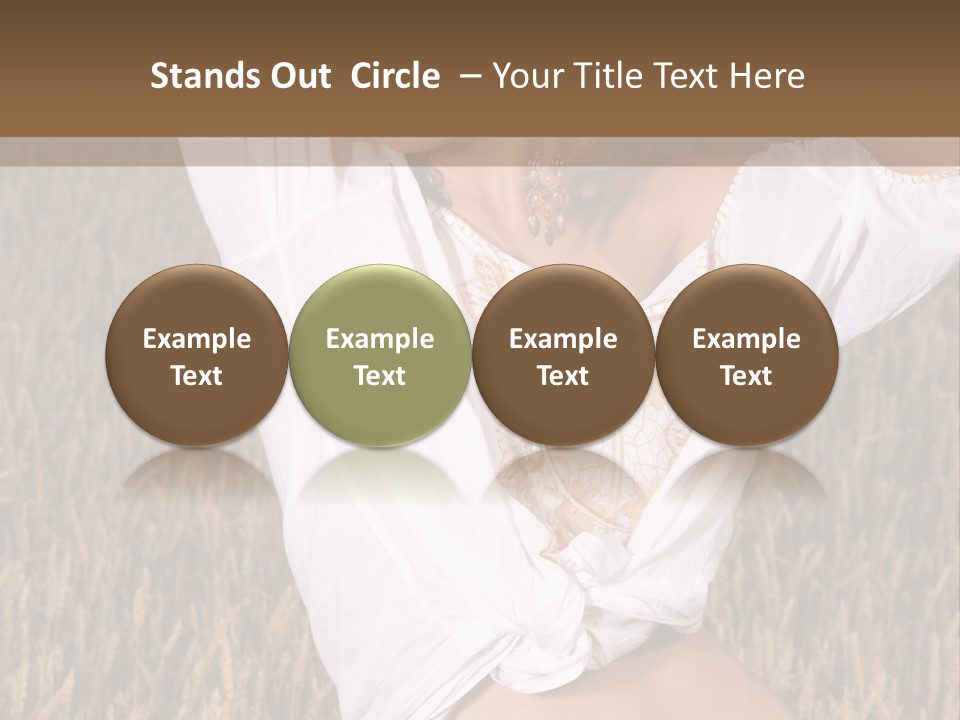 Scene Happiness Healthy PowerPoint Template