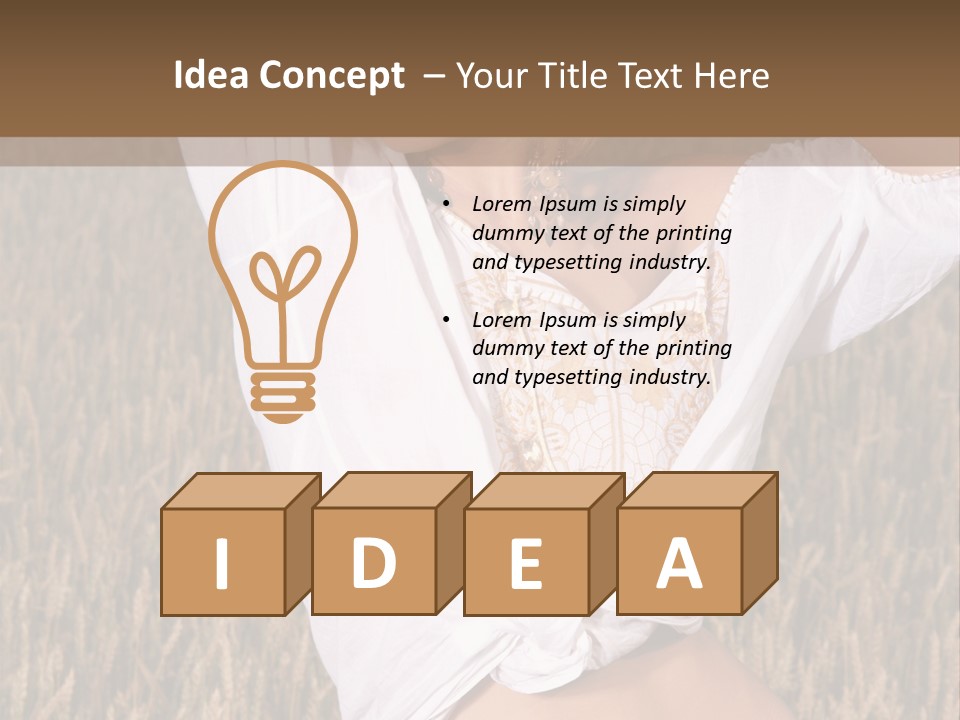 Scene Happiness Healthy PowerPoint Template