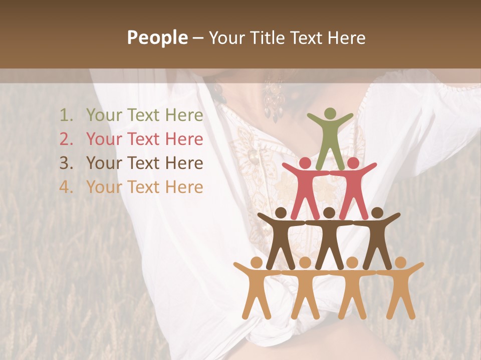 Scene Happiness Healthy PowerPoint Template