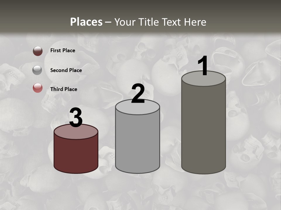 Head Creepy Scary PowerPoint Template