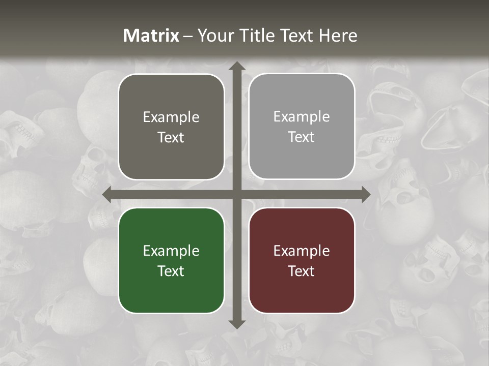 Head Creepy Scary PowerPoint Template